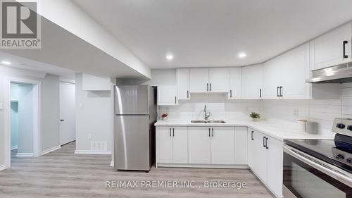 Bsmt - 3 Gretna Drive, Brampton, ON - Indoor Photo Showing Kitchen With Double Sink