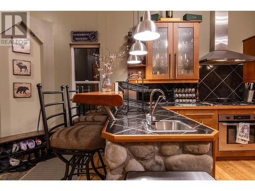 1850 Campbell Road, Golden, BC - Indoor Photo Showing Kitchen With Double Sink