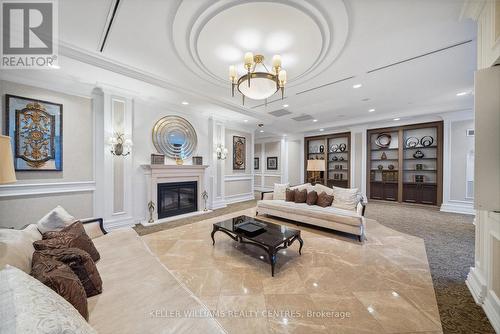 1601 - 9245 Jane Street, Vaughan, ON - Indoor Photo Showing Living Room With Fireplace