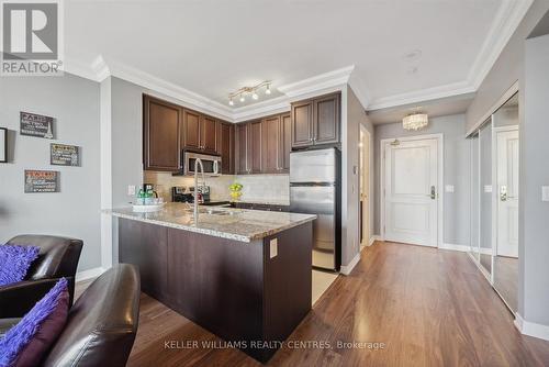 1601 - 9245 Jane Street, Vaughan, ON - Indoor Photo Showing Kitchen With Stainless Steel Kitchen