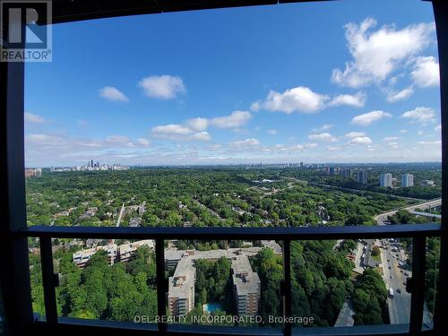 4023 - 585 Bloor Street E, Toronto, ON - Outdoor With Balcony With View