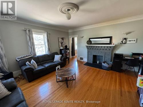 403 Mackay Street, Pembroke, ON - Indoor Photo Showing Living Room With Fireplace