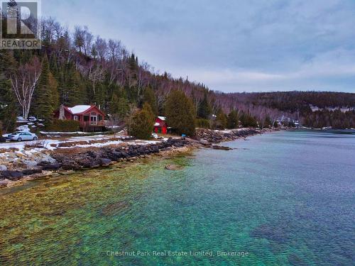 155 North Shore Road, Northern Bruce Peninsula, ON - Outdoor With Body Of Water With View