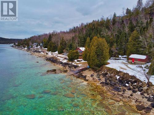 155 North Shore Road, Northern Bruce Peninsula, ON - Outdoor With Body Of Water With View