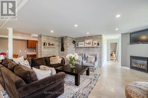 41 Matson Drive, Caledon, ON - Indoor Photo Showing Living Room With Fireplace