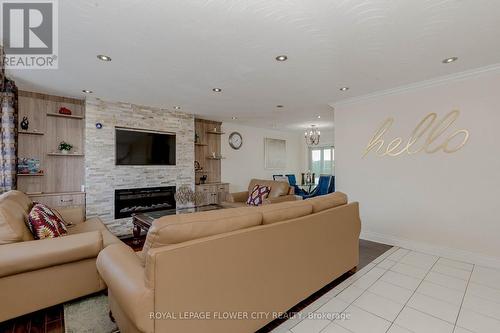 2 Alexandria Crescent, Brampton, ON - Indoor Photo Showing Living Room With Fireplace