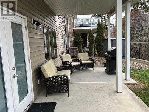 back door basement suite entrance - 4009 Okanagan Avenue, Vernon, BC - Outdoor With Deck Patio Veranda With Exterior