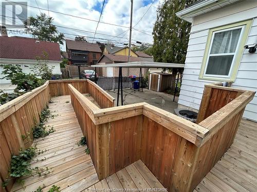 1089 Pelissier, Windsor, ON - Outdoor With Deck Patio Veranda With Exterior