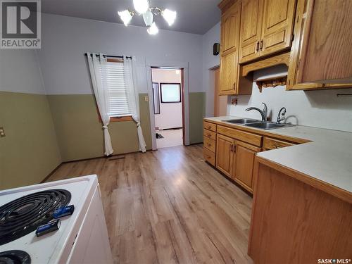 304 Brownlee Street, Herbert, SK - Indoor Photo Showing Kitchen With Double Sink