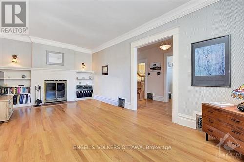 89 Brighton Avenue, Ottawa, ON - Indoor Photo Showing Other Room With Fireplace