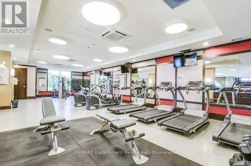 907 - 6 Eva Road, Toronto (Etobicoke West Mall), ON - Indoor Photo Showing Gym Room