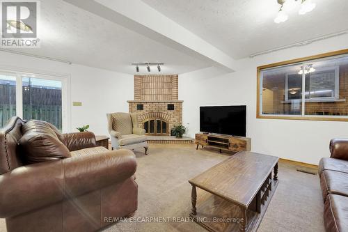 51 Morgan Road, Hamilton, ON - Indoor Photo Showing Living Room With Fireplace