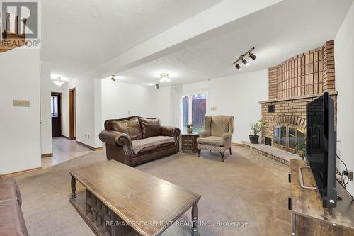 51 Morgan Road, Hamilton, ON - Indoor Photo Showing Living Room With Fireplace