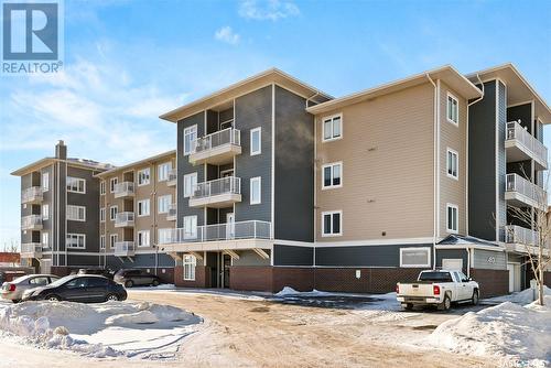 207 4501 Child Avenue, Regina, SK - Outdoor With Balcony With Facade