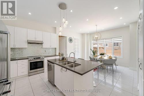 20 Elderbridge Road, Brampton, ON - Indoor Photo Showing Kitchen With Double Sink With Upgraded Kitchen