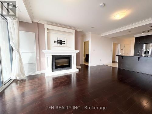 1508 - 160 Macdonell Street, Guelph, ON - Indoor Photo Showing Living Room With Fireplace