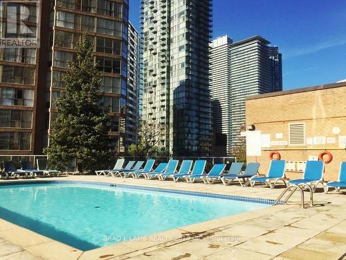 2411 - 44 St. Joseph Street, Toronto, ON - Outdoor With In Ground Pool