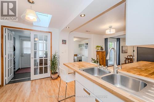 106/108 Kathleen Street, Guelph (Exhibition Park), ON - Indoor Photo Showing Kitchen With Double Sink