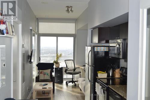 3409 - 105 The Queensway, Toronto, ON - Indoor Photo Showing Kitchen With Stainless Steel Kitchen