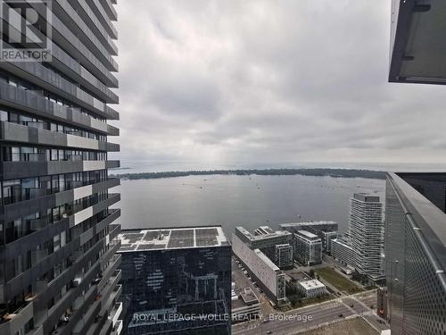 6008 - 55 Cooper Street, Toronto, ON - Outdoor With Body Of Water With Balcony