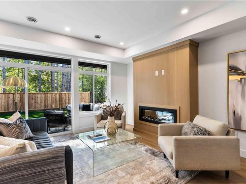 1371 Sandstone Lane, Langford, BC - Indoor Photo Showing Living Room With Fireplace