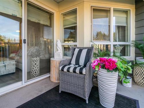 407-5650 Edgewater Lane, Nanaimo, BC - Outdoor With Deck Patio Veranda With Exterior