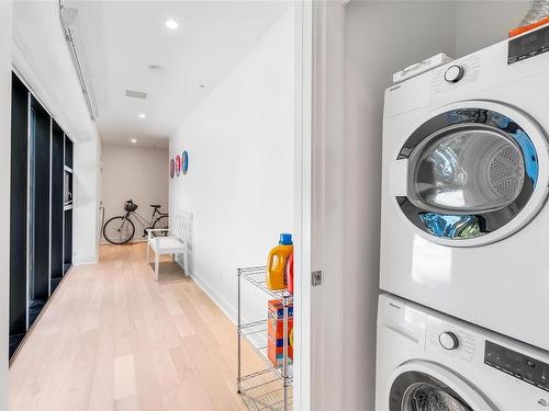 N216-1105 Pandora Ave, Victoria, BC - Indoor Photo Showing Laundry Room