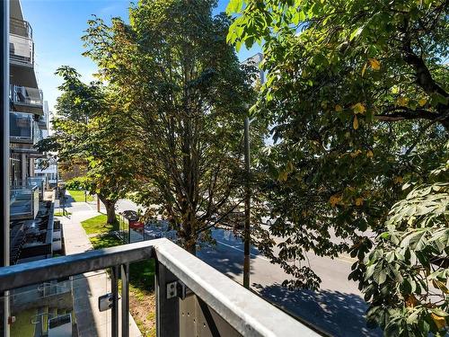 N216-1105 Pandora Ave, Victoria, BC - Outdoor With Balcony