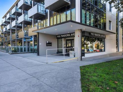 N216-1105 Pandora Ave, Victoria, BC - Outdoor With Balcony