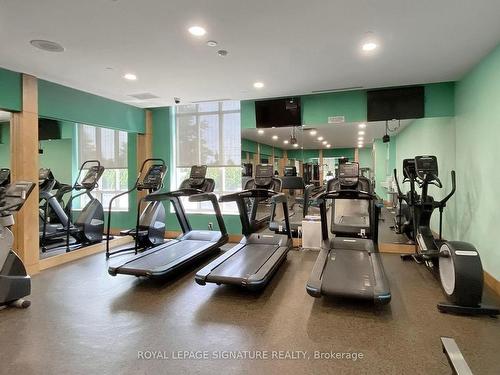 1531-18 Mondeo Dr, Toronto, ON - Indoor Photo Showing Gym Room