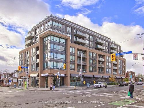 305-630 Greenwood Ave, Toronto, ON - Outdoor With Balcony