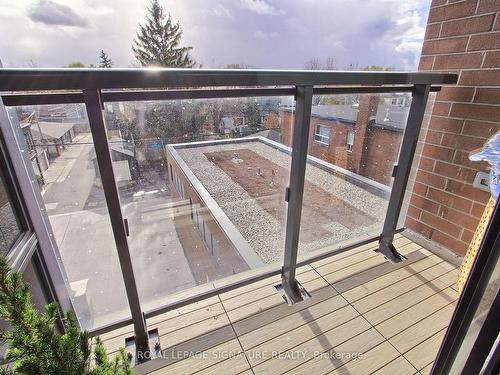 305-630 Greenwood Ave, Toronto, ON - Outdoor With Balcony