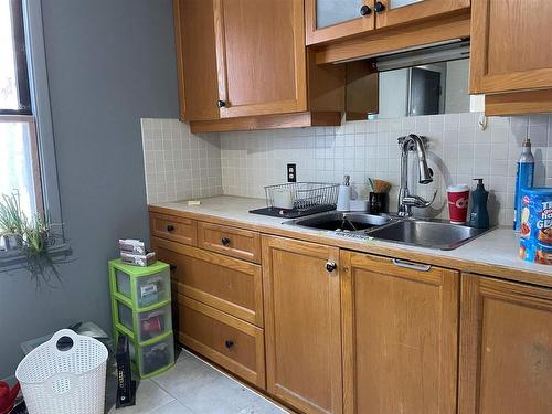 168 Ruttan Street, Thunder Bay, ON - Indoor Photo Showing Kitchen With Double Sink