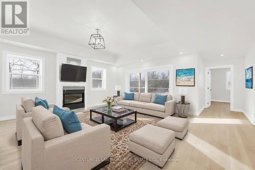 74 Duncan Street, Centre Hastings, ON - Indoor Photo Showing Living Room With Fireplace