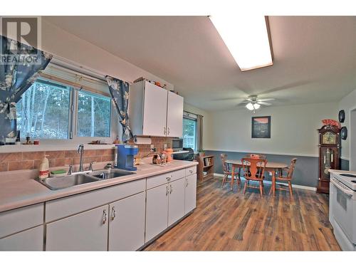 2200 Leblanc Street, Lumby, BC - Indoor Photo Showing Kitchen With Double Sink