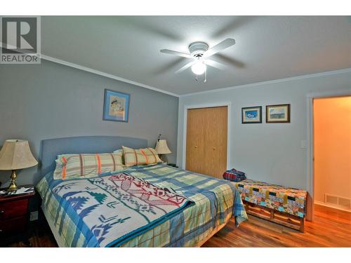 Primary bedroom with ensuite - 2200 Leblanc Street, Lumby, BC - Indoor Photo Showing Bedroom