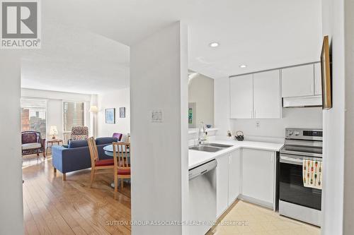 503 - 456 College Street, Toronto, ON - Indoor Photo Showing Kitchen With Double Sink