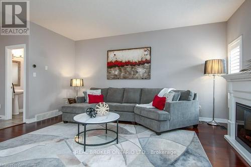 27 Verona Street, Kitchener, ON - Indoor Photo Showing Living Room With Fireplace