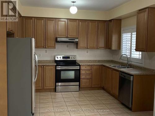 Upper - 121 Young Drive, Brampton, ON - Indoor Photo Showing Kitchen With Double Sink