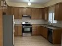 Upper - 121 Young Drive, Brampton, ON  - Indoor Photo Showing Kitchen With Double Sink 