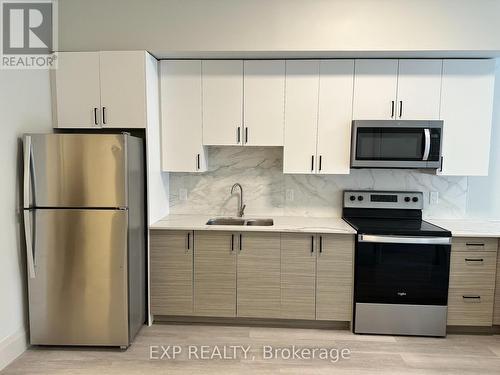 106 - 75 Barrie Road, Orillia, ON - Indoor Photo Showing Kitchen With Stainless Steel Kitchen