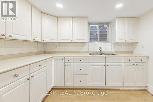 Bsmt - 635 Annette Street, Toronto, ON - Indoor Photo Showing Kitchen With Double Sink