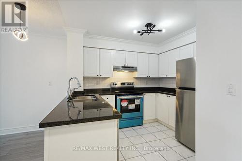 203 - 1 Hycrest Avenue, Toronto, ON - Indoor Photo Showing Kitchen With Stainless Steel Kitchen With Double Sink