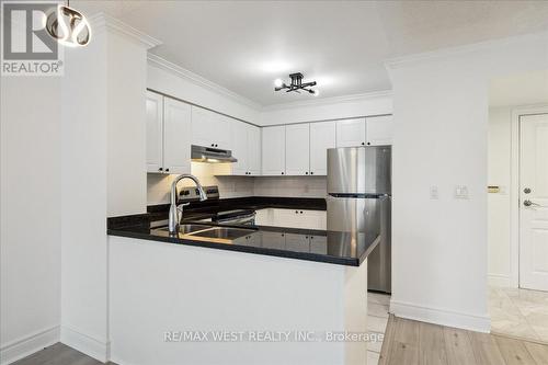 203 - 1 Hycrest Avenue, Toronto, ON - Indoor Photo Showing Kitchen With Double Sink