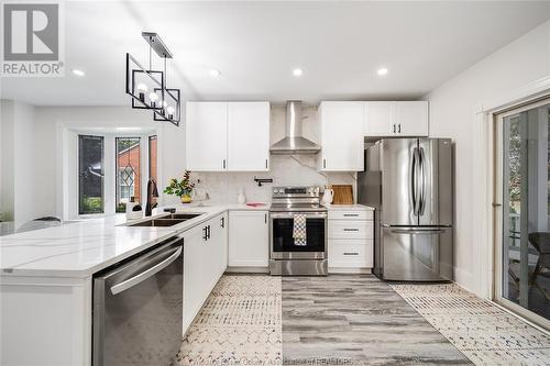 228 Prado, Windsor, ON - Indoor Photo Showing Kitchen With Double Sink