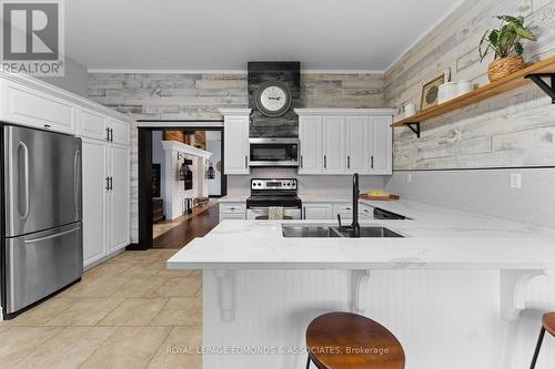 3033 Mclaughlin Road, Whitewater Region, ON - Indoor Photo Showing Kitchen With Double Sink