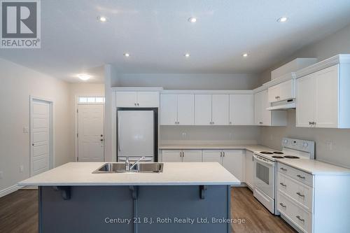 53 Ralph Dalton Boulevard, Tay (Victoria Harbour), ON - Indoor Photo Showing Kitchen With Double Sink