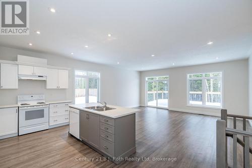 53 Ralph Dalton Boulevard, Tay (Victoria Harbour), ON - Indoor Photo Showing Kitchen With Double Sink