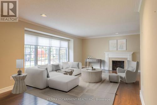 158 Dornie Road, Oakville, ON - Indoor Photo Showing Living Room With Fireplace