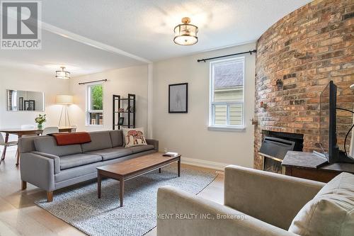 135 Deane Avenue, Oakville, ON - Indoor Photo Showing Living Room With Fireplace